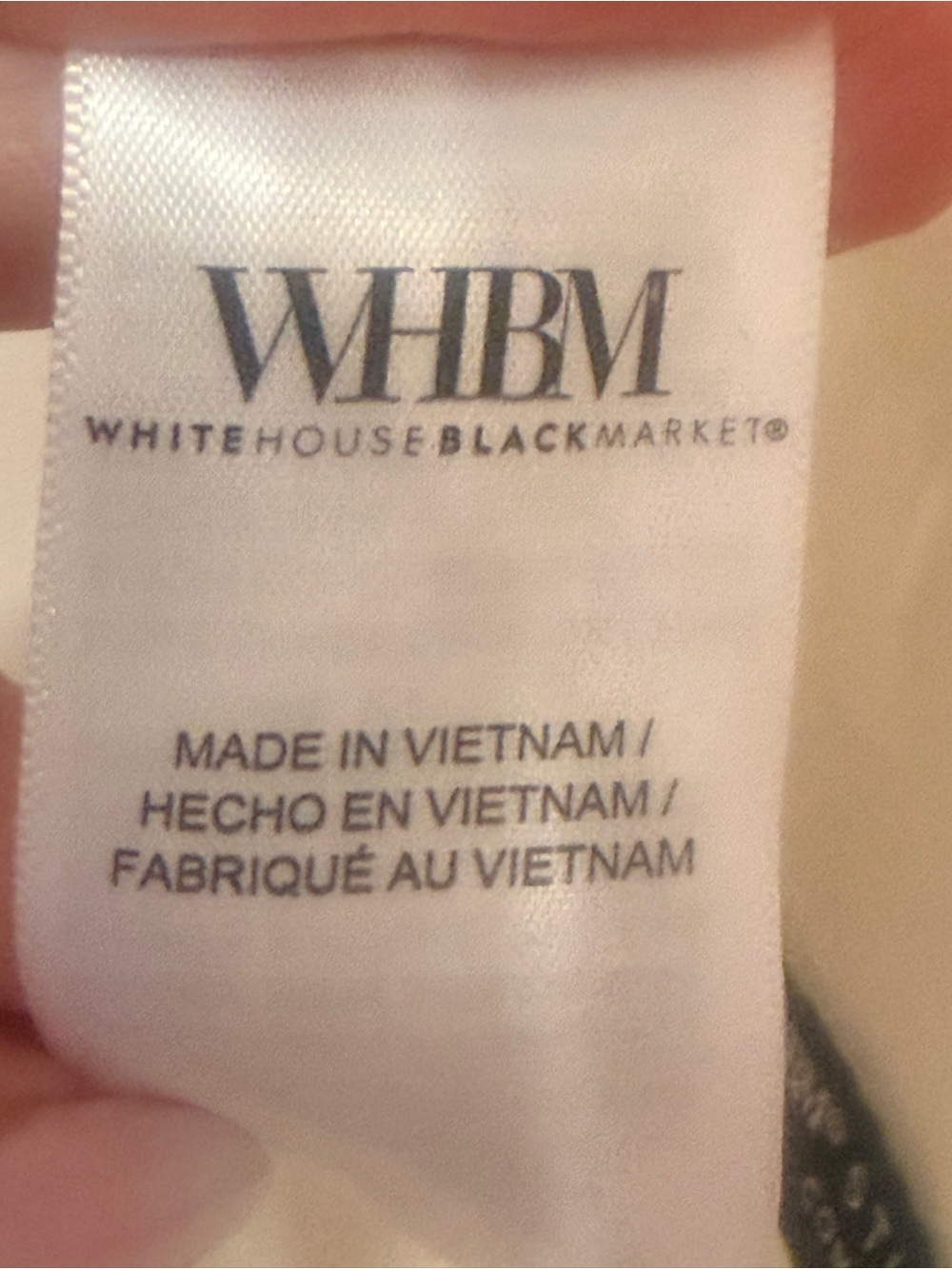 White House Black Market Cream Double-Breasted Blazer with Black Trim size 12 - Picture 10 of 11